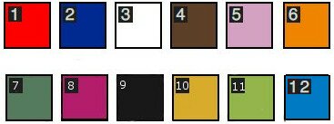tabela kolorów wwrshop czapraki